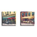Your Usual Table by Surridge Stretched Canvas Set