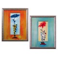 Floral Deco Prints Framed Print Set