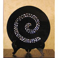 Mother of Pearl & Black Lacquer 18-inch Plate