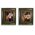 Spanish Tango Two-piece Framed Art Set by Tricia Biddle