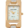 Pierre Cardin Goldtone Diamond Mother of Pearl Watch