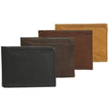 Boston Traveler Leather Wallet with Removable ID