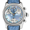 Corum Bubble Women's Blue Chronograph Watch