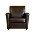 Anderson Espresso Brown Full Bi-cast Leather Club Chair