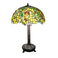 Tiffany-style Lamber Yellow Table Lamp