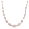 Braided Bone Bead Necklace