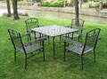 Tropico Five-piece Iron Outdoor Furniture Set