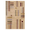 Woven Rhythms Beige Rug (5'3 x 7'5)