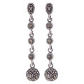 Sterling Silver Marcasite Earring