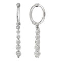 14k Gold 1/2ct TDW Round Diamond Journey Earrings (H-I, I1-I2)