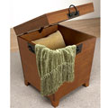 Pyramid Pine Trunk End Table