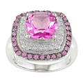 14k Gold 1/4-ct TDW Diamond Multi-gemstone Ring