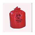 Medline Liner, Red, 24 inch x 24, 1.2 mil, 10 Gallon (Case of 500)