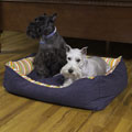 Euro Stripe Large Pet Bed