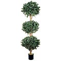 Sweet 5-foot Triple Bay Ball Topiary