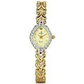 Jules Jurgensen Women's 8-diamond Gold Dial Watch