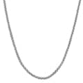 14k White Gold 18-inch Popcorn Necklace