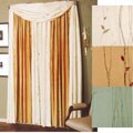 Bella Faux Silk 84 L x 84 W Pole Top Curtain Panel Pair