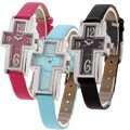 Geneva Platinum Cross Design Fashion Women's Watch