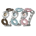Geneva Platinum Circles Bracelet Fashion Watch