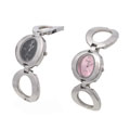 Geneva Platinum Round Link Women's Fashion Watch