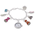 Geneva Platinum Fashion Sense Charm Watch