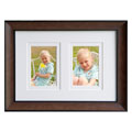 Poplar Wood Two-photo Wall Collage Picture Frame