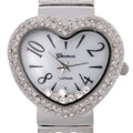 Geneva Platinum Heart Themed Ladie's Fashion Watch
