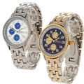 Geneva Platinum 'Chronograph Style' Men's Watch