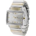 Geneva Platinum Men's Wide Face Fashion Watch