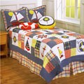 Ahoy 4-piece Patchwork Quilt Set (Twin)