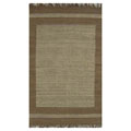 Hand-woven Border Natural/ Bleached Jut Rug (8' x 10'6)