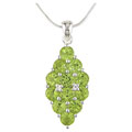 Sterling Silver Peridot Pendant