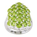 Sterling Silver Peridot Ring