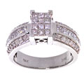 14k White Gold 1-1/3ct TDW Diamond Ring