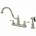 Heritage Chrome Kitchen Faucet with Spray