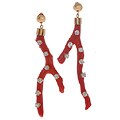 18k Yellow Gold 1-3/4ct Diamond Earrings