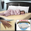 Memory Foam 10-inch Firm Queen Mattress with Bonus Pillows