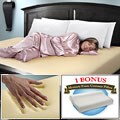 Memory Foam 10-inch Twin Mattress with Bonus Pillows