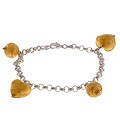 Sterling Silver Italian Murano Glass Bracelet