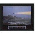 Vision-Beacon Framed Motivational Art Print