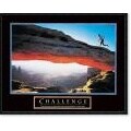 Challenge Framed Motivational Art Print