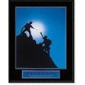 'Teamwork' Climbers Framed Motivational Art Print