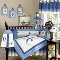 Stars and Moons 12-piece Crib Bedding Set