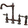 Fontaine Monaco Brushed Bronze Bridge Faucet