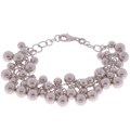 Sterling Silver Bead Charm Bracelet