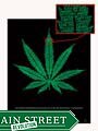 Marijuana Leaf Poster - Made out of Street Terms