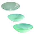 Purist Frosted Green Tempered Glass Vessel Sink