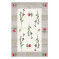 Hand-hooked La Jolla Beige Wool Rug (5' x 8')