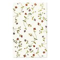 Handcrafted Hyde Park Floral Cream Wool/ Silk Rug (5'3 x 8'3)